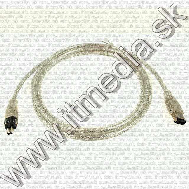 Image of FireWire ILink IEE1394 Cable4-6pin 1.4m silver (IT1663)