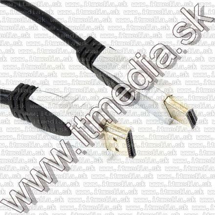 Image of HDMI v1.4 cable 3m HQ GOLD *ethernet* No ferrit *Blister* (IT10684)