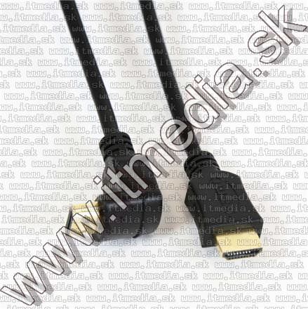 Omega HDMI v1.4 cable 3m *No Filter* L-neck (IT9700) Image of Omega HDMI v1.4 cable 3m *No Filter* L-neck (IT9700)