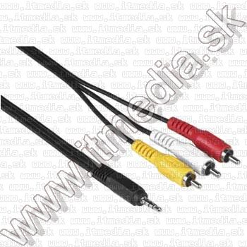 Image of Jack-3xRCA CAMERA cable AV 1.2m (IT1250)
