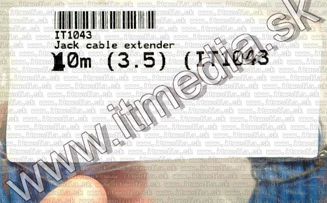 Image of Jack cable extender 10m (3.5) !info (IT1043)