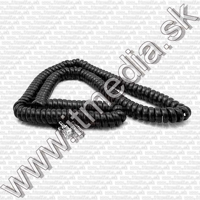 Image of Telephone Handset Cable 5m Black RJ-11 (2x 6P4C) (IT5302)