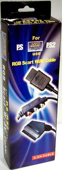 Image of PlayStation 2 AV out, Scart cable (IT3123)