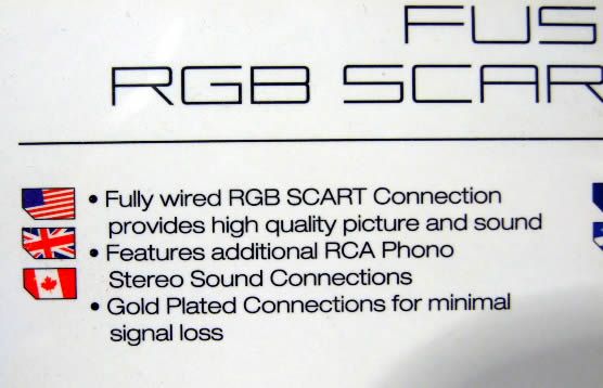 Image of Playstation 3 (PS-3) Fusion RGB Scart Cable 2.5m (IT2768)