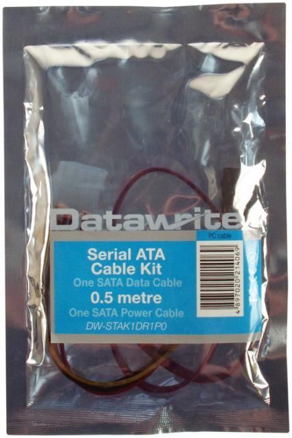 Image of S-ATA Cable SET (50cm data + power) (IT2096)
