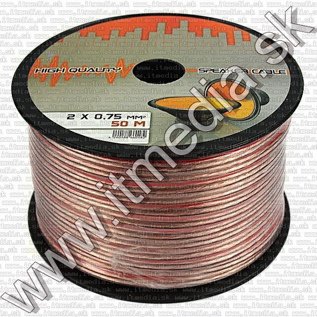 Image of Speaker cable 0.75, 50m, Transparent (IT8979)