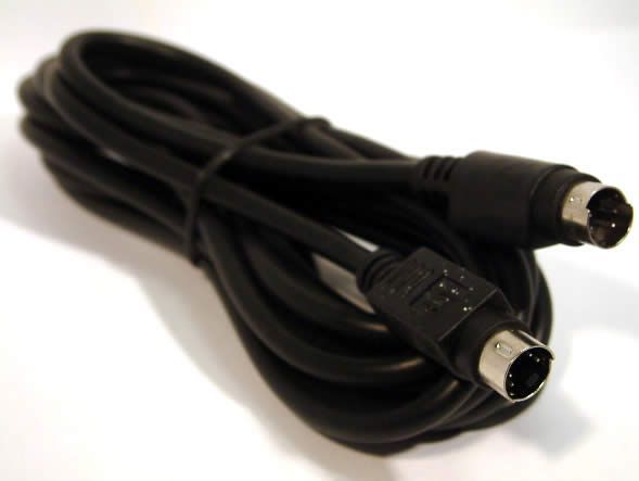 Image of S-video / SVHS cable 3m black *V13* (IT3359)