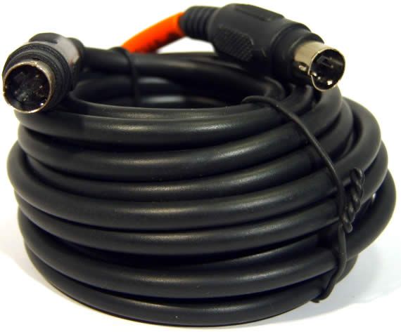 S-video / SVHS cable 5m black (14202) (IT0804) Image of S-video / SVHS cable 5m black (14202) (IT0804)