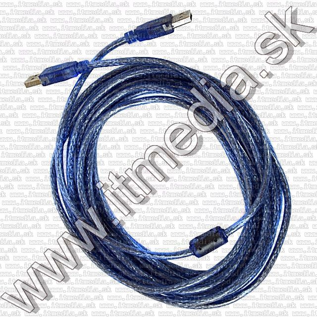 Image of USB Cable A male - A male 5m *Blue* (IT8987)