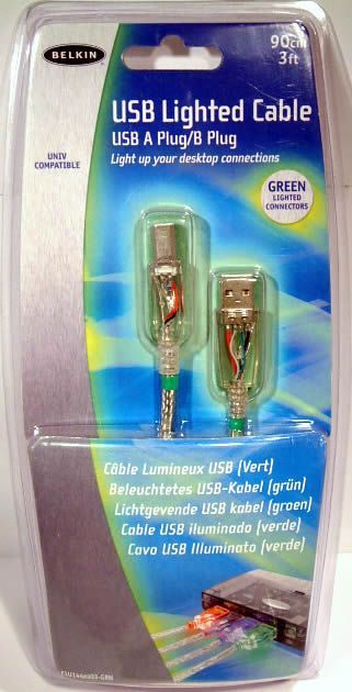 Image of Belkin USB Printer cable 90cm *Green LED* (IT3200)