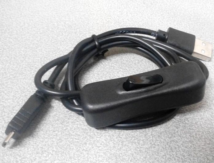 Image of Kapcsolós USB A/apa - micro A/apa (OTG) kábel (IT12647)