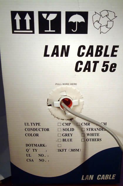 Image of FTP (Network LAN) (UTP) Cable Cat5e 305m (IT2409)