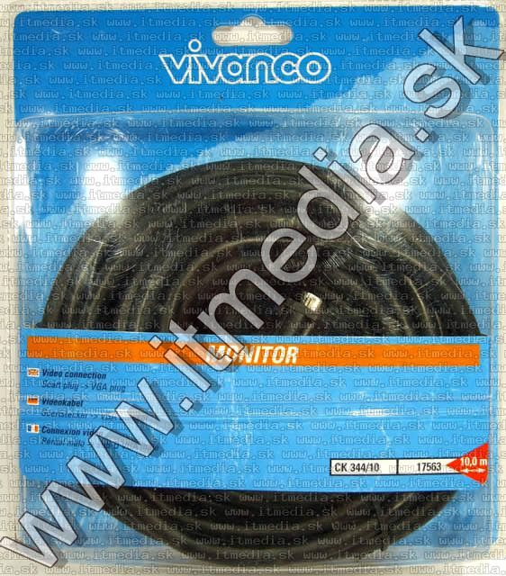 Image of Vivanco SCART-VGA Cable 10m INFO! (IT3855)