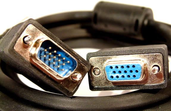 Image of VGA (D-SUB) kébel 5m hosszabító Apa-ANYA Fehér/Fekete (IT8138)