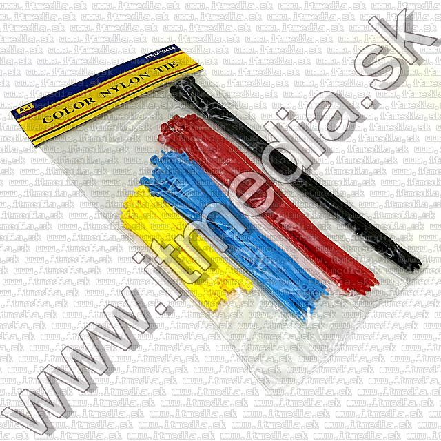 Plastic Cable Ties 3-color SET *balck* (IT7590) Image of Plastic Cable Ties 3-color SET *balck* (IT7590)