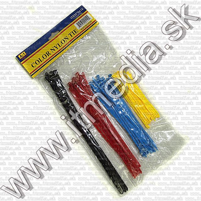 Plastic Cable Ties 3-color SET *balck* (IT7590) Image of Plastic Cable Ties 3-color SET *balck* (IT7590)