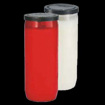 Image of Temetői Olajmécses 42órás 180g 14cm (piros műanyag) (IT14227)