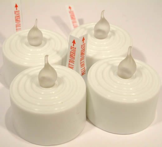 Image of Led Safety Candle *Tea Light* 4-set (IT2867)