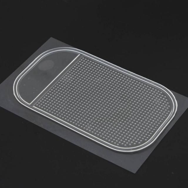 Image of Szilikonos Csúszásgátló tartó (mobiltelefonhoz kocsiba) 14x8.5cm Átlátszó (Bulk) (IT11063)