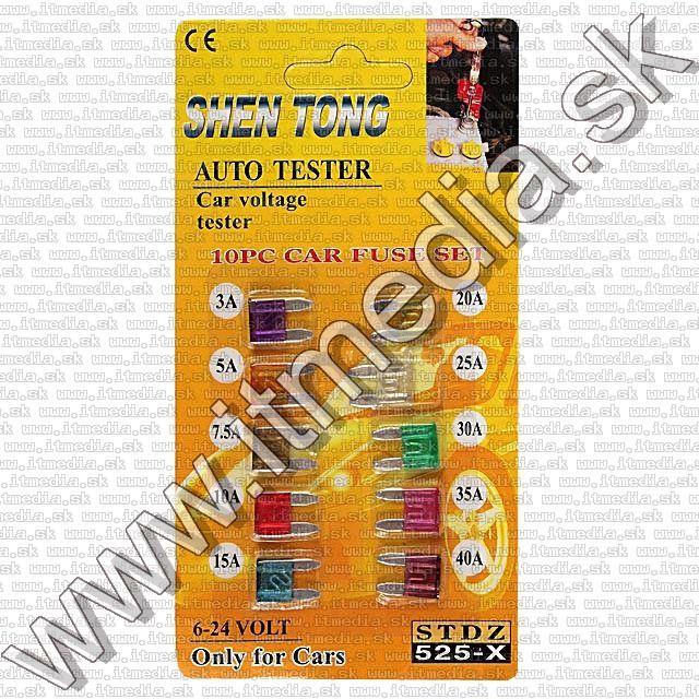 Image of ShenTong Car mini Fuse SET (10part) STDZ 525-X (IT8899)