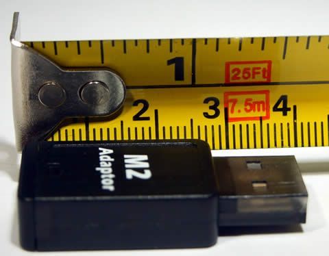 Image of IT Media Micro USB Cardreader for M2 cards BULK (IT3555)