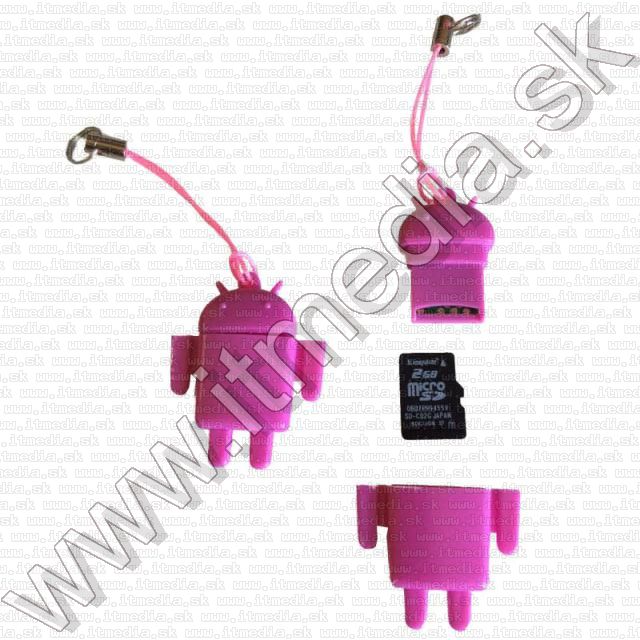 Image of IT Media CardReader *microSD-HC* *Robot* BULK (IT10688)