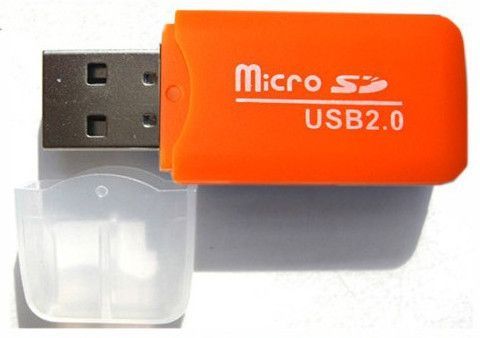 Image of Mini USB Cardreader microSD cards V3 (BULK) (IT10910)