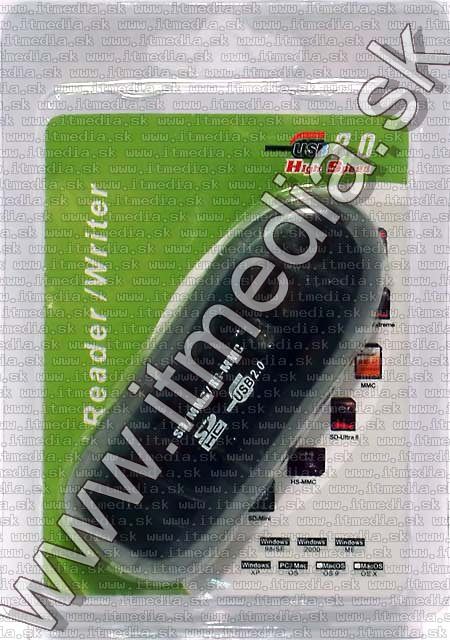 Image of Mini USB Cardreader SD - MMC *Transparent*(56840) (IT1685)