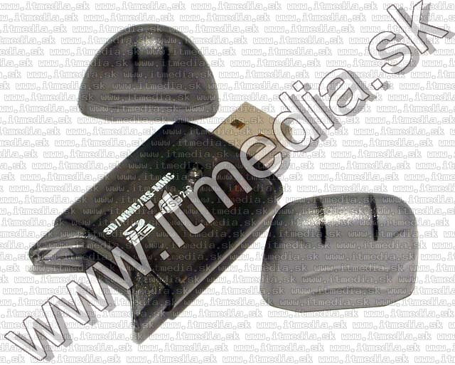 Image of Mini USB Cardreader SD - MMC *Transparent*(56840) (IT1685)