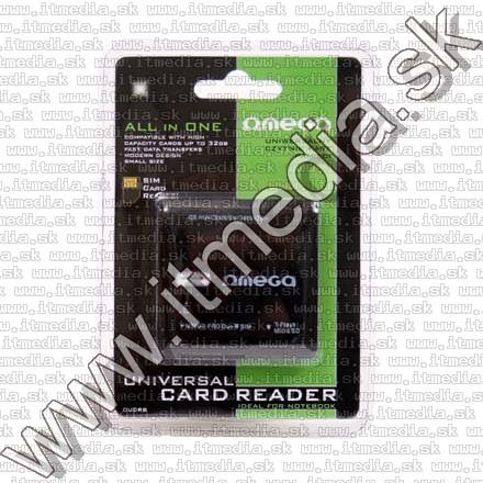Image of Omega All-in-1 mini Memory Card + Sim Reader 40555 (IT7854)
