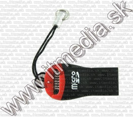 Image of Kisméretű USB 2.0 kártyaolvasó microSD kártyákhoz BULK (IT8728)