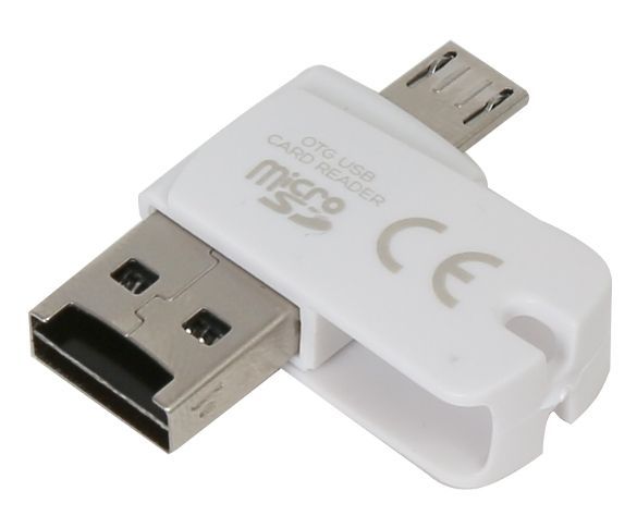 Image of Platinet microSD kártyaolvasó Tablet USB OTG (microUSB) kétvégű 42860 (IT11553)
