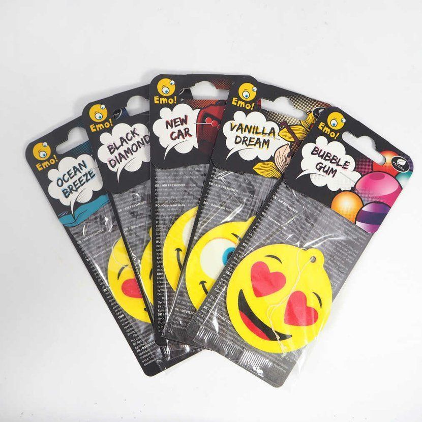 Image of Paloma Car Air Fresher *Emoji* Mix INFO! (IT14289)