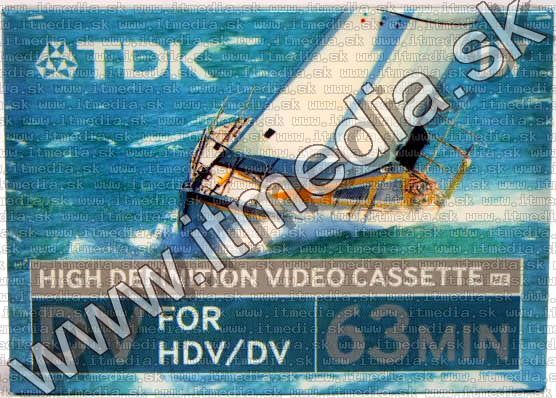 Image of TDK *Digital HD* DVM-63 mini DV cassette (IT3918)