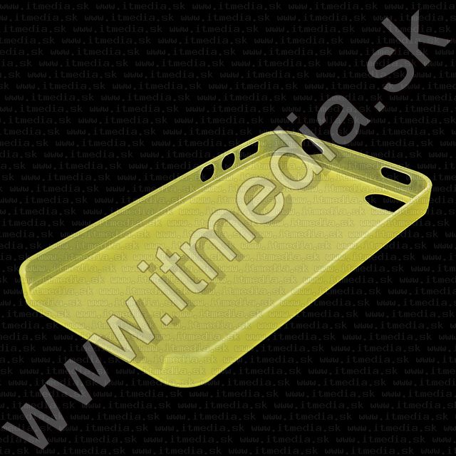 Image of iPhone 4-4S Ultra Vékony Hátlap tok *Sárga* (OEM) (IT9891)