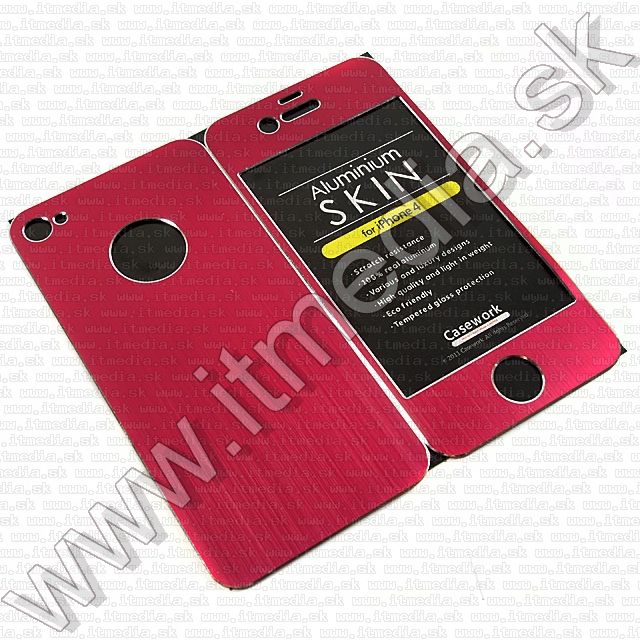 Image of iPHONE 4G Aluminium Skin *Crimson* (IT8107)