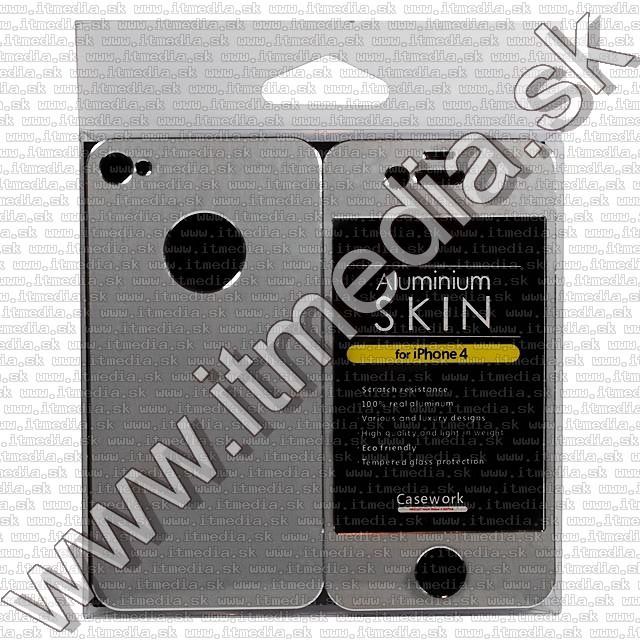Image of iPHONE 4G Aluminium Skin *Silver* (IT8109)
