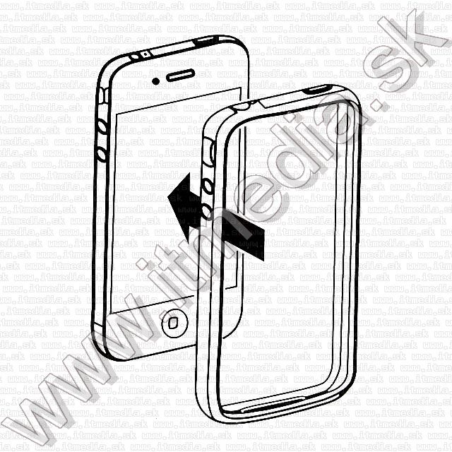 Image of iPHONE 4G Bumpers *Black&amp;amp;amp;amp;amp;amp;Blue* (Remanufactured) (IT7238)