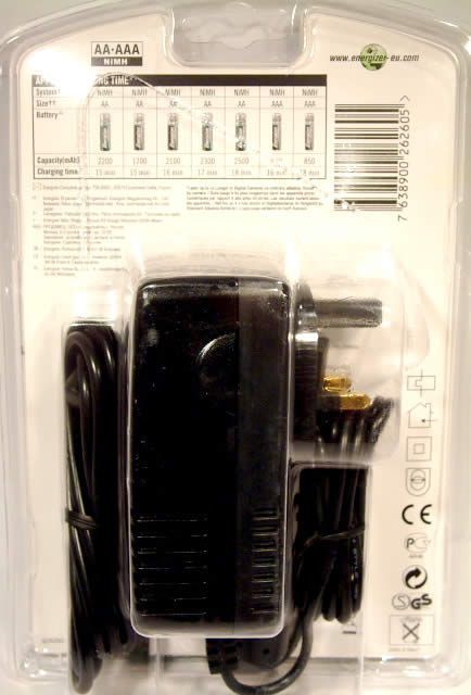 Image of Energizer charger *15 min* + 4xAA free 12V-230V INFO! (IT3255)