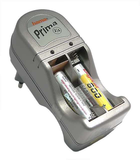 Image of HAMA Prima 2/4 Battery Charger (AA - AAA) + 4x AAA free (IT4946)