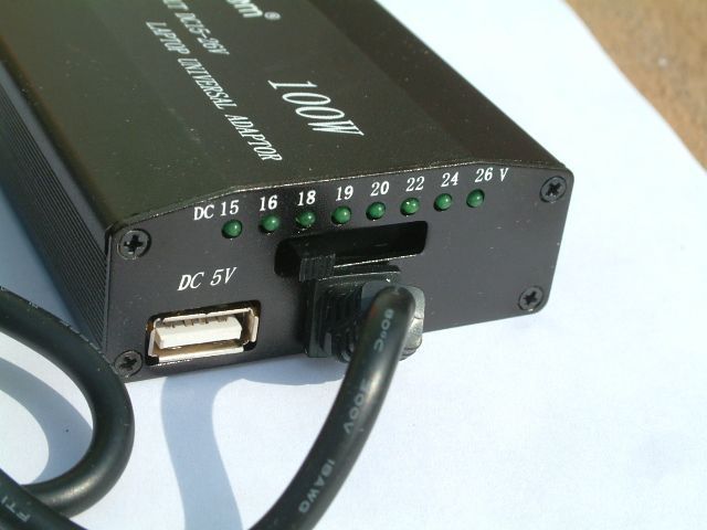 Image of NANDAO Universal Laptop CAR Charger 12-230V 100Watt !NOGAR! (IT1018)