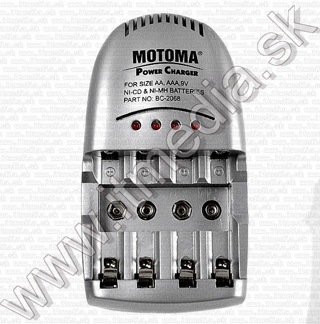 Image of Motoma Battery Charger (AA - AAA - 9v) + 4x AA free INFO! (IT7334)