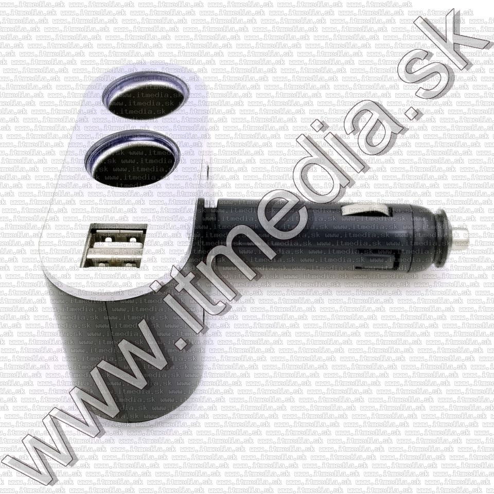 Image of Platinet 12V USB car charger 2.4A [44808] INFO!  (IT14281)