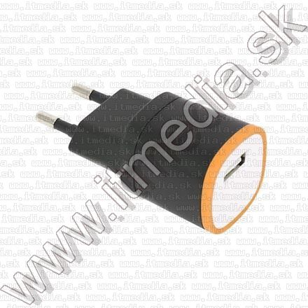 Image of Omega Univerzális Telefon Töltő USB 1500mA *Narancs* 230V (42892) (IT11893)