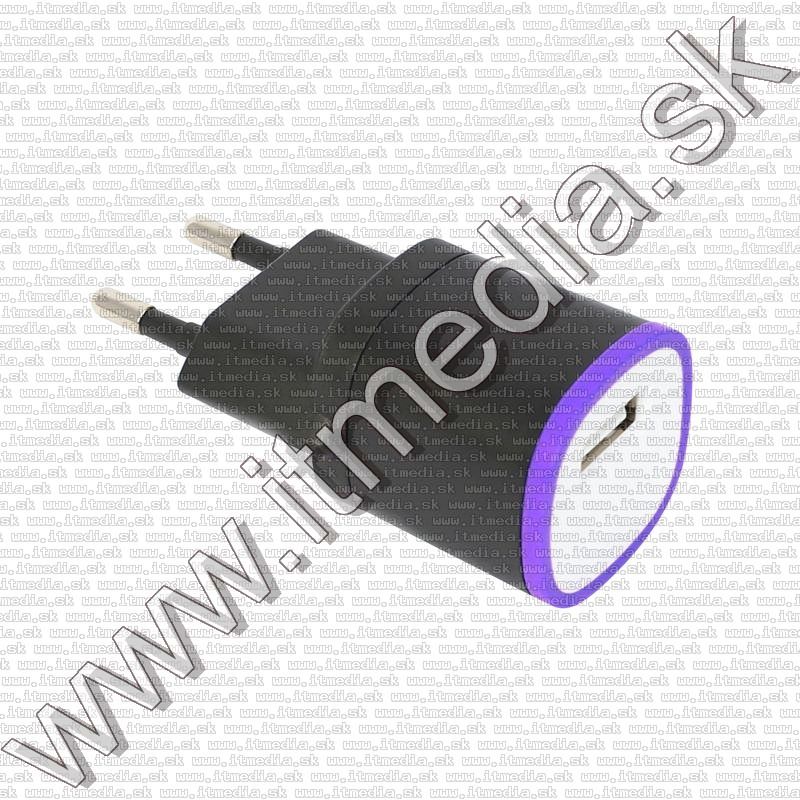 Omega Univerzális Telefon Töltő USB 1500mA *Lila* 230V (42894) (IT11895) Image of Omega Univerzális Telefon Töltő USB 1500mA *Lila* 230V (42894) (IT11895)