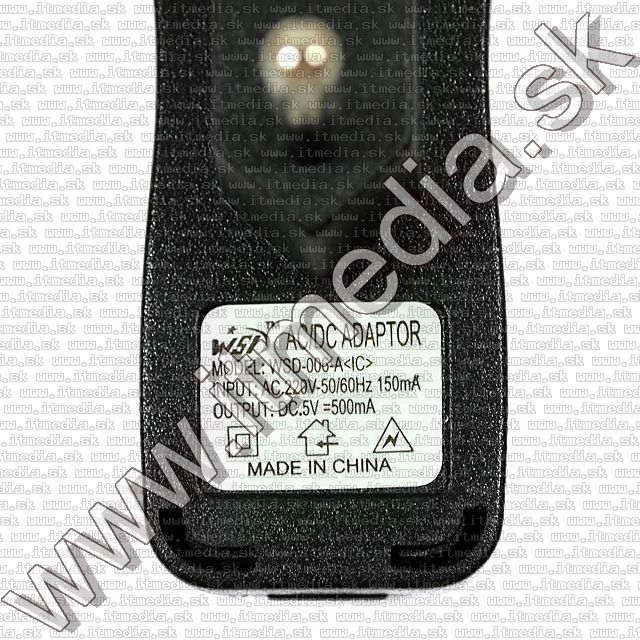 Image of Universal USB charger 500mA *black* 230V INFO! (IT8688)