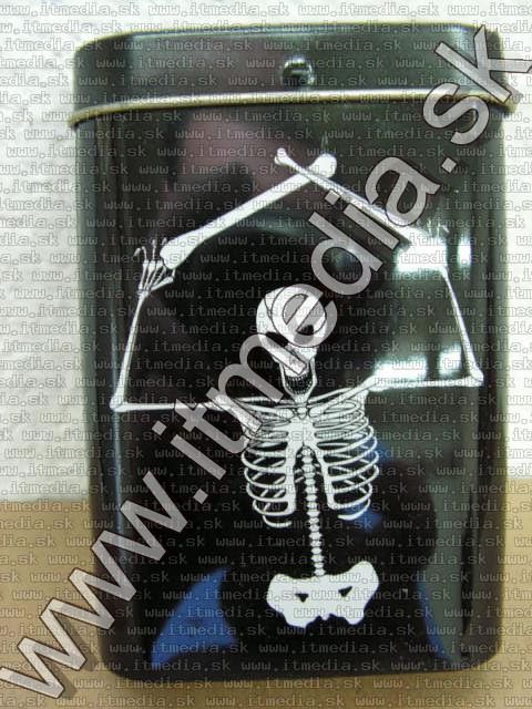 Image of Metal Cigarette Box 22x65x95mm *Skeleton* (IT10121)