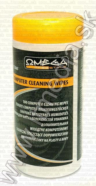 Image of Omega FS5865 Wet Cleaning Tissues 100-set (Plastic) (IT4432)