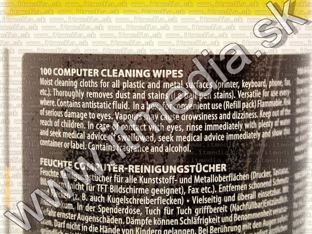 Image of Omega FS5865 Wet Cleaning Tissues 100-set (Plastic) (IT4432)