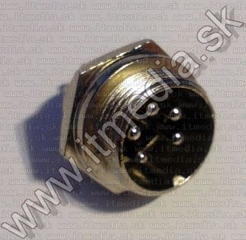 Image of Aviation connector GX16-5 male (IT12476)